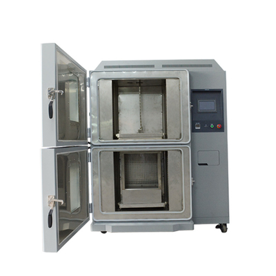 Good price 304 สแตนเลส เร็วความร้อนช็อคห้องทดสอบสองโซน IEC 60068-2-14 มาตรฐาน ออนไลน์